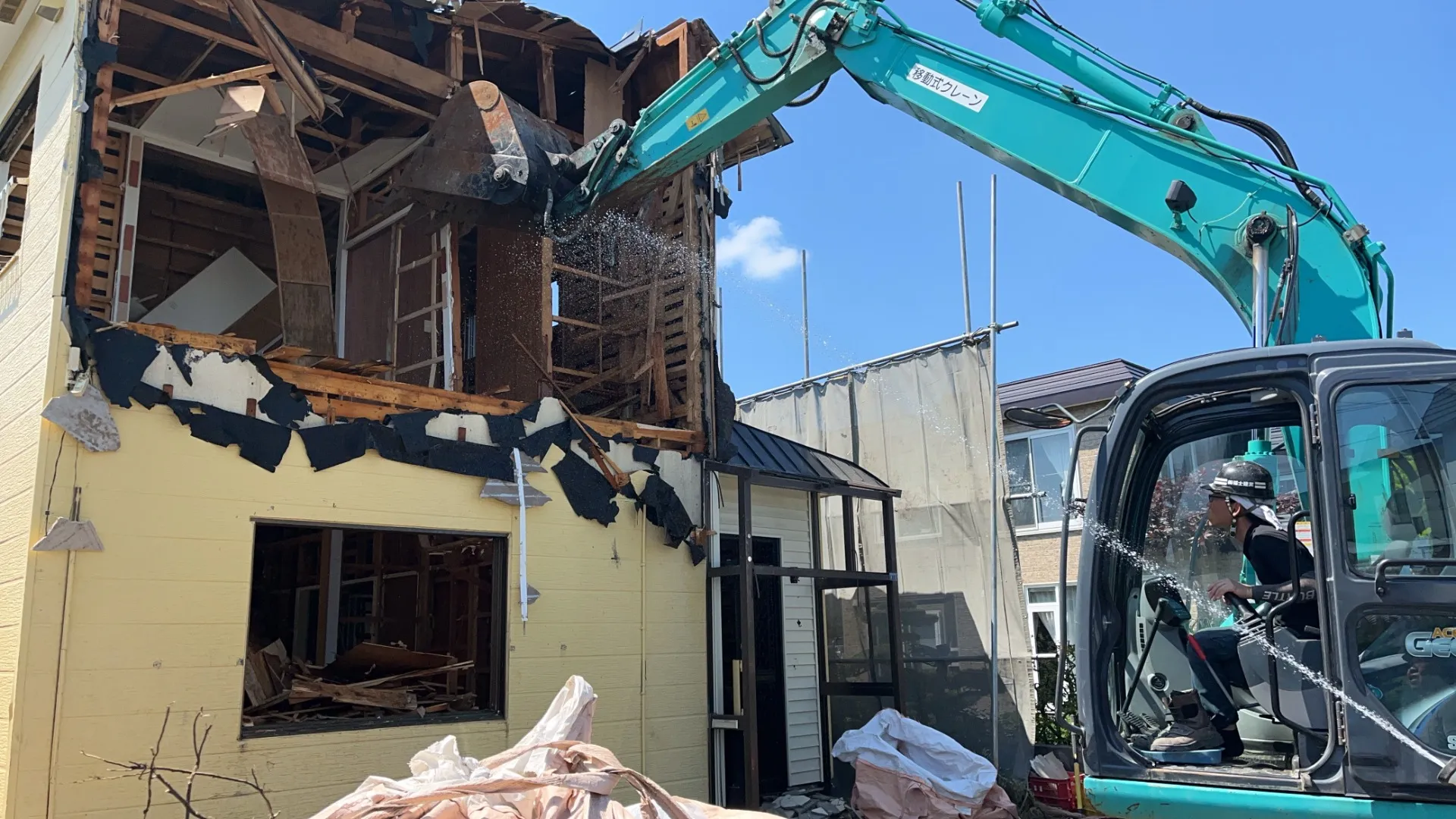 戸建ての解体工事