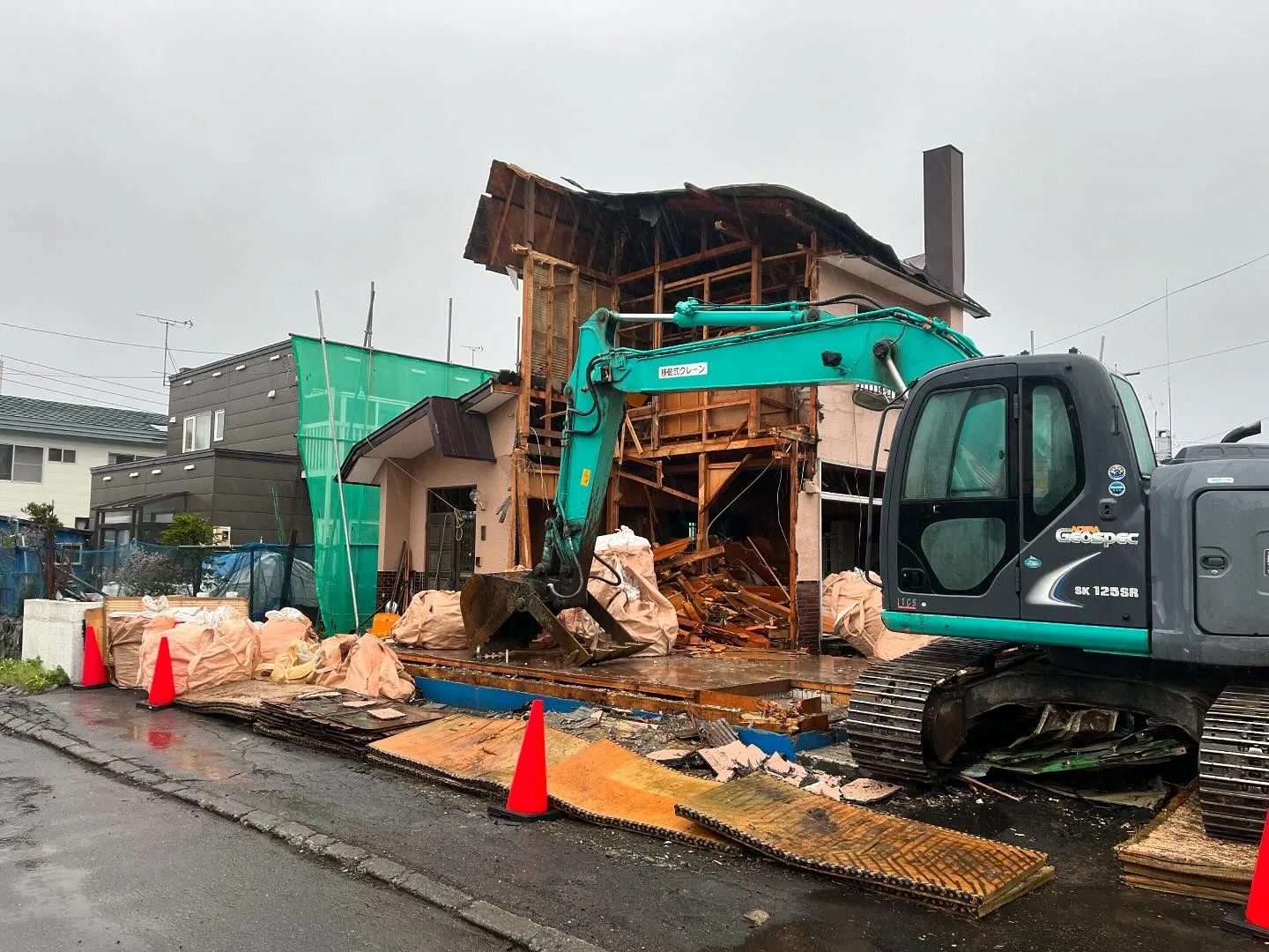 木造住宅解体工事終了しました😀